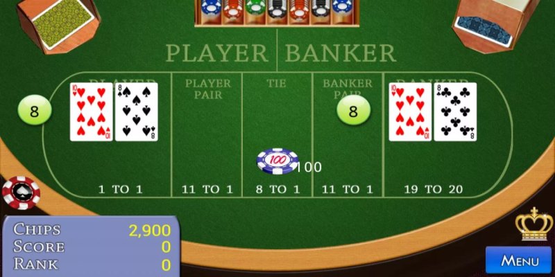 Bí kíp đánh Baccarat 1-2 hiệu quả